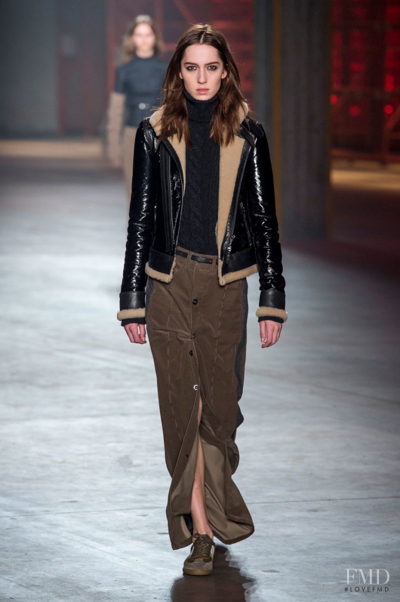 Teddy Quinlivan featured in  the Diesel Black Gold fashion show for Autumn/Winter 2017