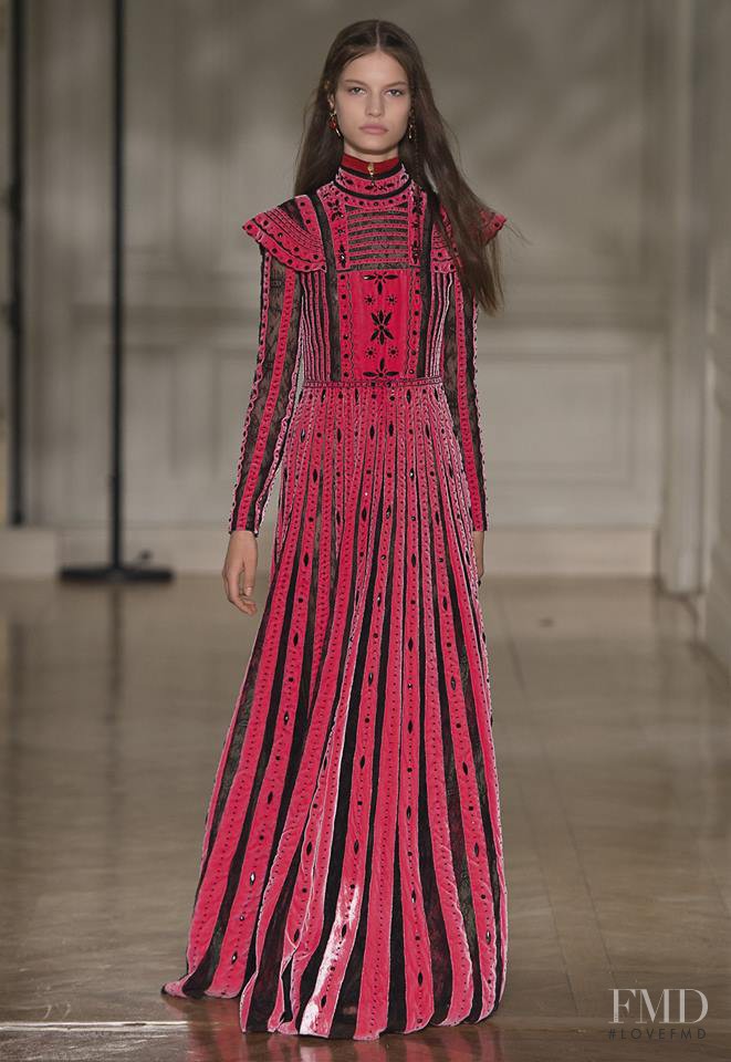 Faretta Radic featured in  the Valentino fashion show for Autumn/Winter 2017