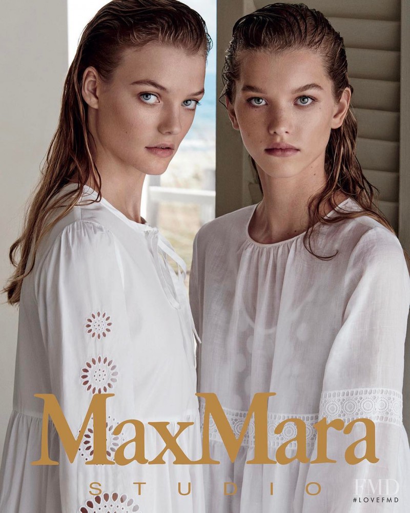 Laurijn Bijnen featured in  the MaxMara Studio advertisement for Spring/Summer 2017