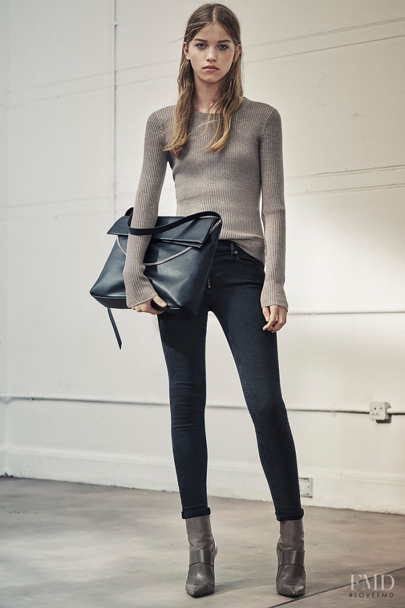 Laurijn Bijnen featured in  the AllSaints lookbook for Pre-Fall 2016