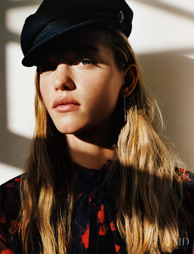 Laurijn Bijnen featured in  the Zara TRF Pretty in Punk lookbook for Winter 2016