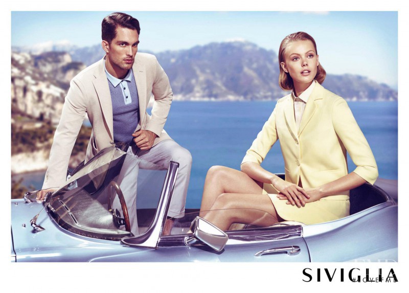 Frida Gustavsson featured in  the Siviglia advertisement for Spring/Summer 2013