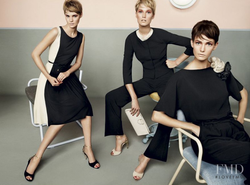 Julia Ivanyuk featured in  the MaxMara Studio advertisement for Spring/Summer 2013