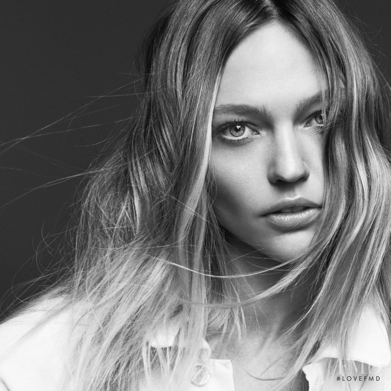 Sasha Pivovarova featured in  the Frame Denim advertisement for Spring/Summer 2015