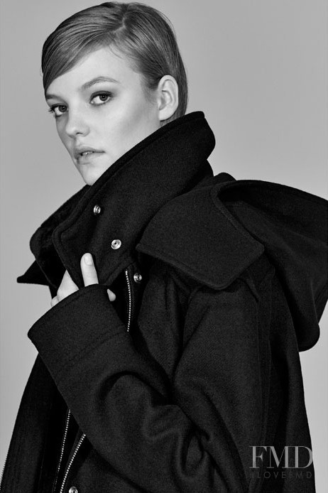 Roos Abels featured in  the Zara The Coat Edit lookbook for Autumn/Winter 2016