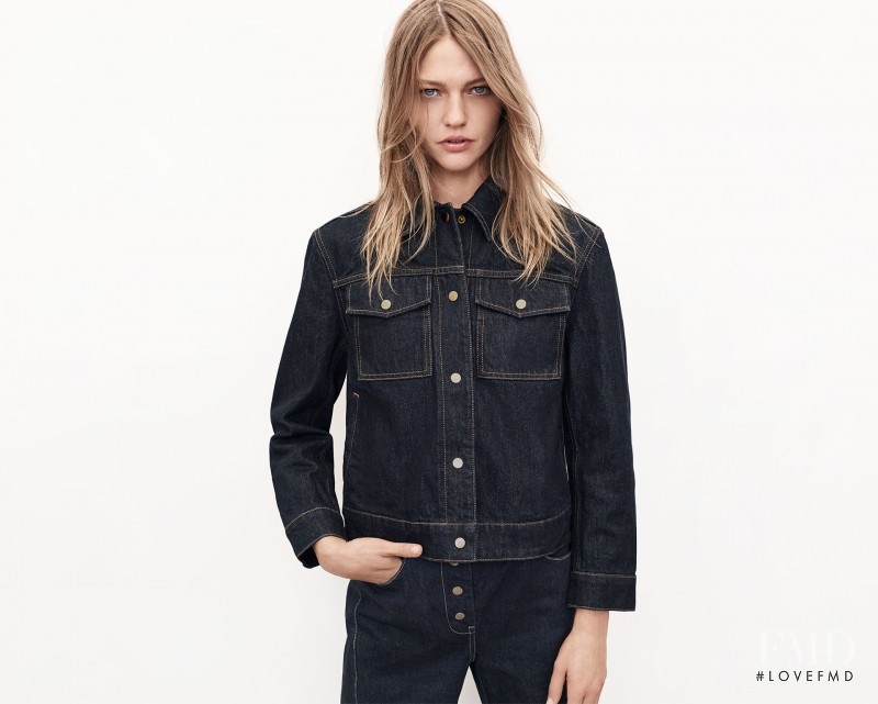 Sasha Pivovarova featured in  the Zara lookbook for Autumn/Winter 2016