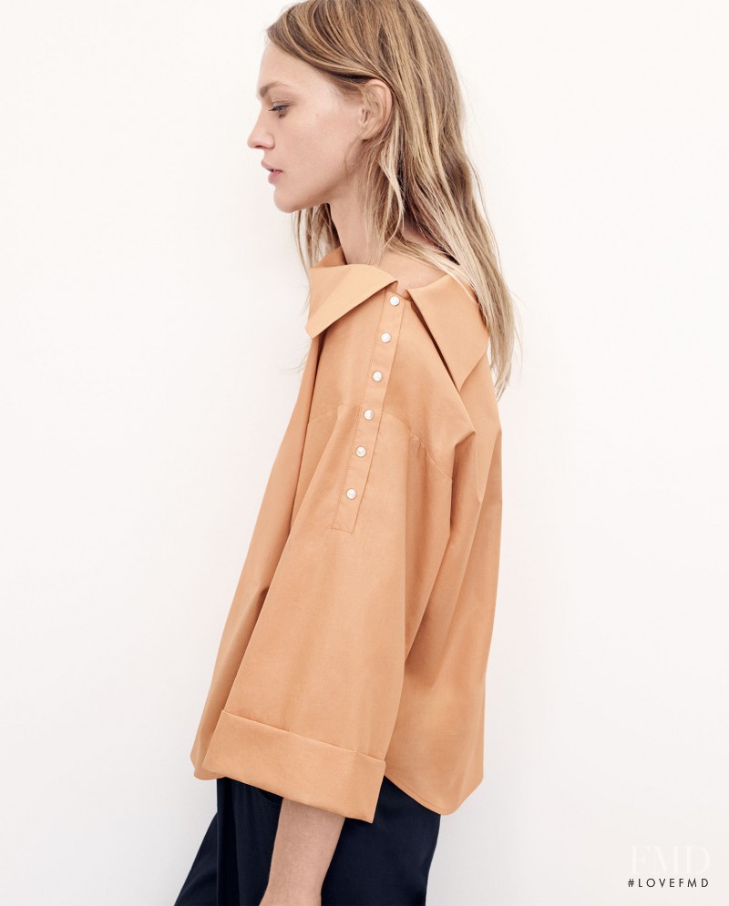 Sasha Pivovarova featured in  the Zara lookbook for Autumn/Winter 2016
