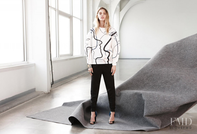 Sasha Pivovarova featured in  the Loudmut advertisement for Autumn/Winter 2014