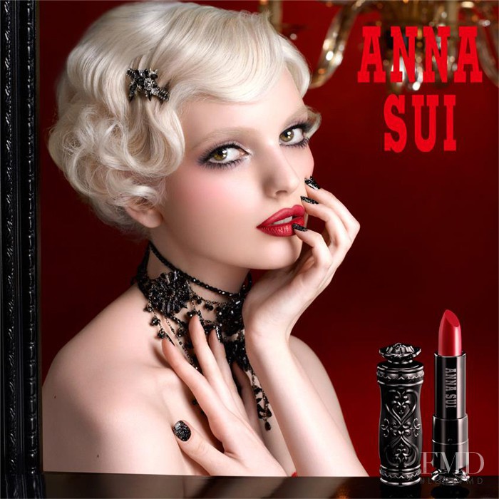 Chrystal Copland featured in  the Anna Sui advertisement for Spring/Summer 2013
