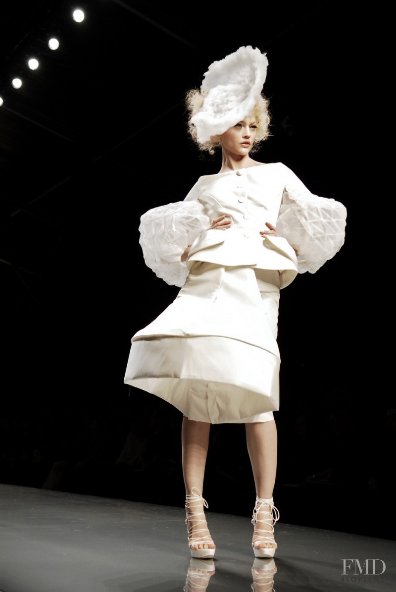 Sasha Pivovarova featured in  the Christian Dior Haute Couture fashion show for Spring/Summer 2009