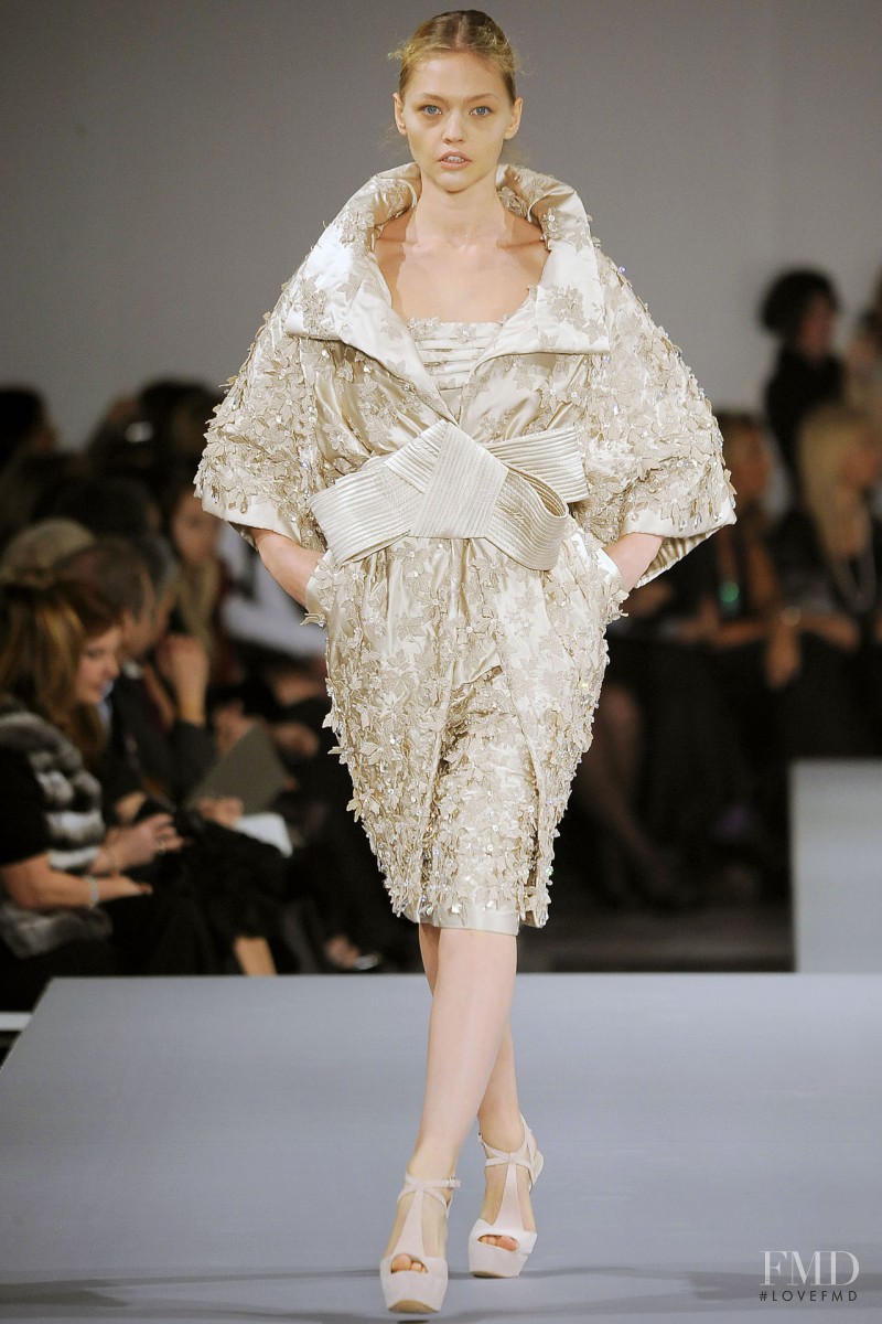 Sasha Pivovarova featured in  the Elie Saab Couture fashion show for Spring/Summer 2009