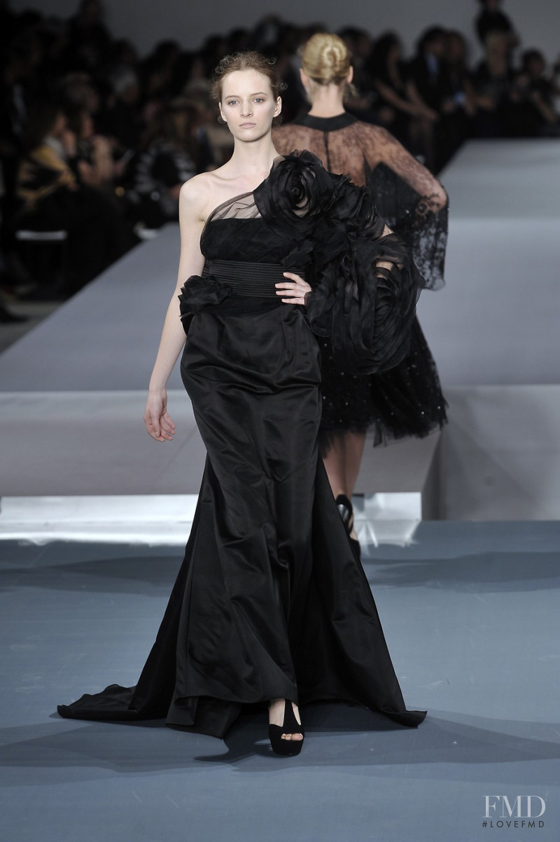 Daria Strokous featured in  the Elie Saab Couture fashion show for Spring/Summer 2009