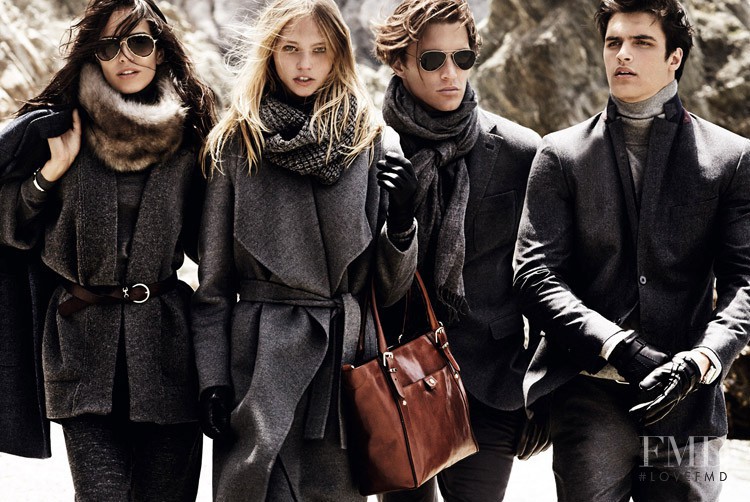 Matthew Terry featured in  the Massimo Dutti advertisement for Autumn/Winter 2014