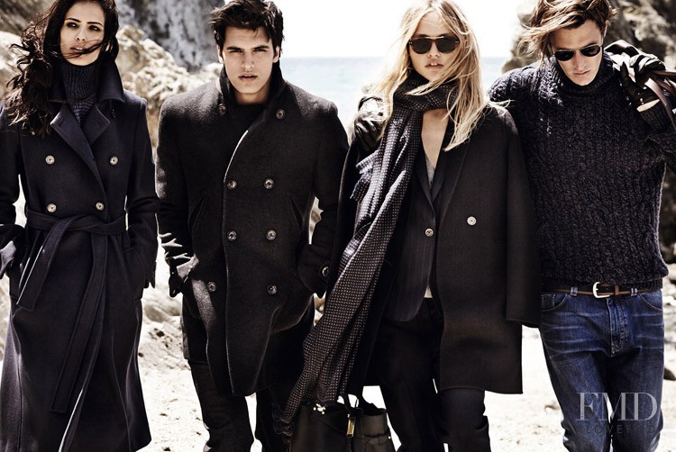 Matthew Terry featured in  the Massimo Dutti advertisement for Autumn/Winter 2014