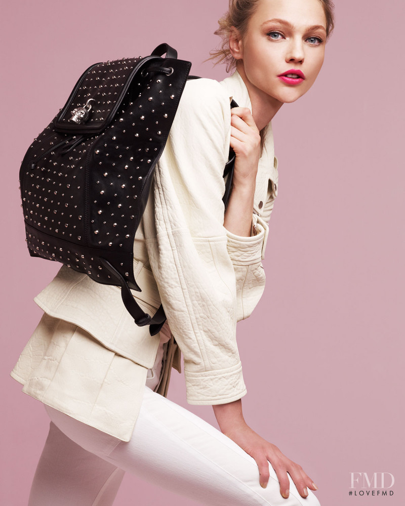 Sasha Pivovarova featured in  the Neiman Marcus advertisement for Spring/Summer 2014