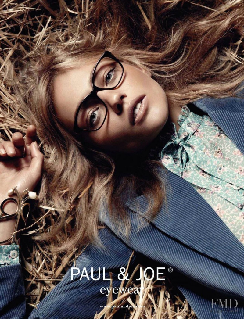 Sasha Pivovarova featured in  the Paul et Joe advertisement for Autumn/Winter 2011