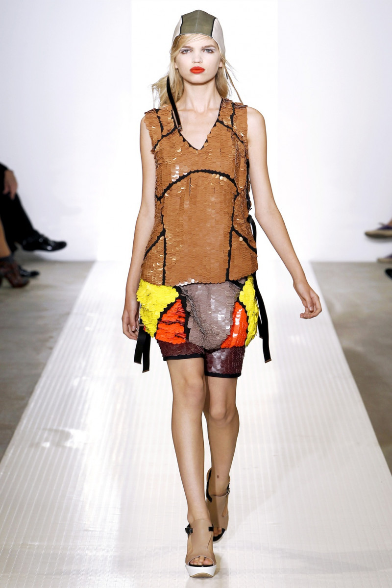 Daphne Groeneveld featured in  the Marni fashion show for Spring/Summer 2011