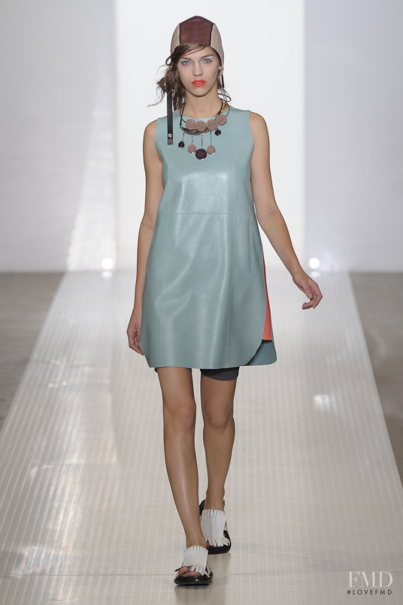 Samantha Gradoville featured in  the Marni fashion show for Spring/Summer 2011