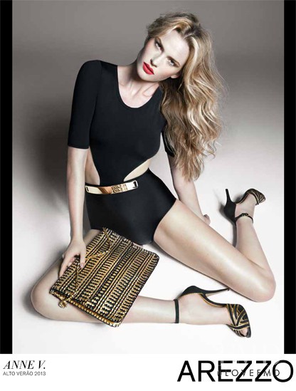Anne Vyalitsyna featured in  the Arezzo advertisement for Spring/Summer 2013