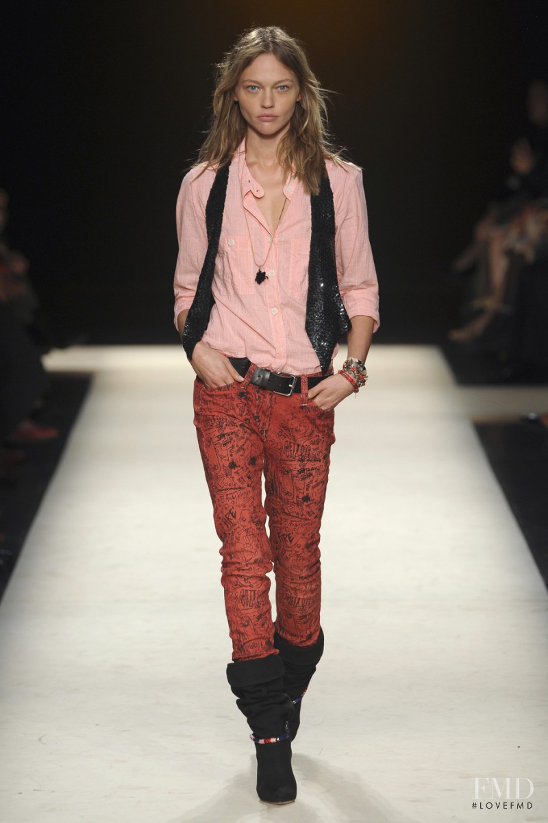 Sasha Pivovarova featured in  the Isabel Marant fashion show for Spring/Summer 2011