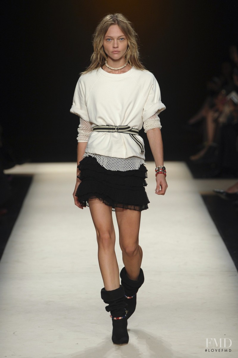 Sasha Pivovarova featured in  the Isabel Marant fashion show for Spring/Summer 2011