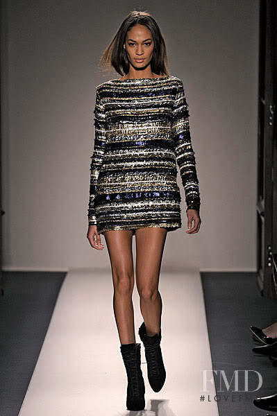 Joan Smalls featured in  the Balmain fashion show for Autumn/Winter 2011