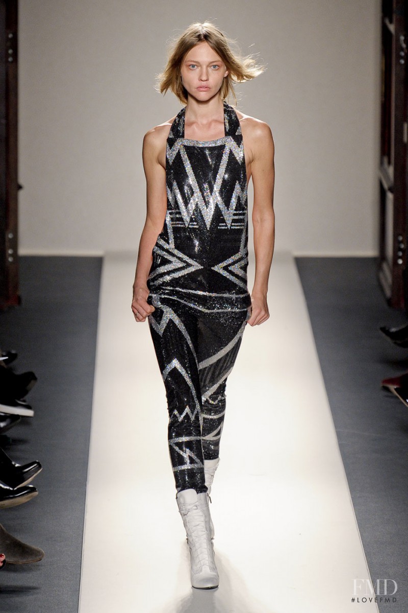 Sasha Pivovarova featured in  the Balmain fashion show for Autumn/Winter 2011