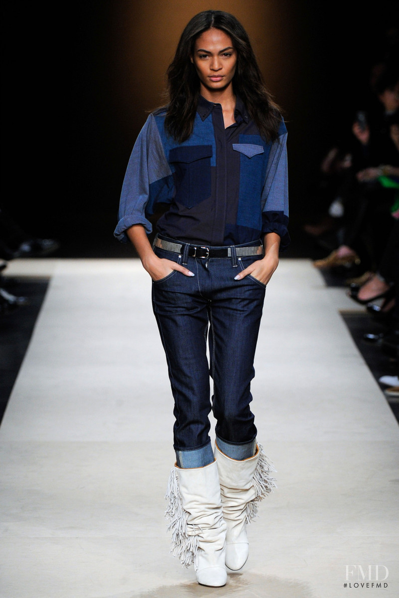 Joan Smalls featured in  the Isabel Marant fashion show for Autumn/Winter 2011