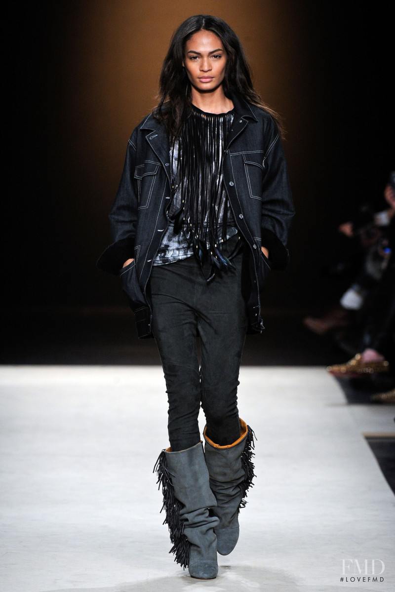 Joan Smalls featured in  the Isabel Marant fashion show for Autumn/Winter 2011