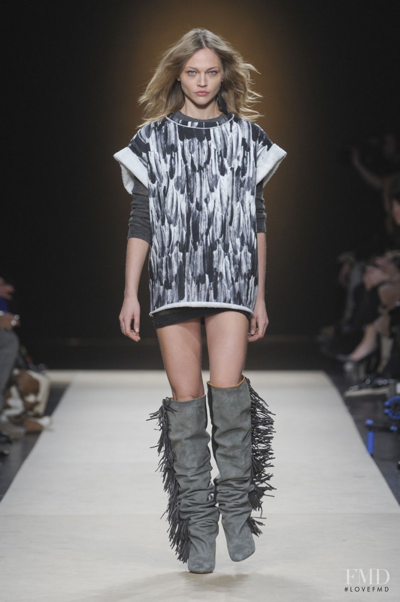 Sasha Pivovarova featured in  the Isabel Marant fashion show for Autumn/Winter 2011