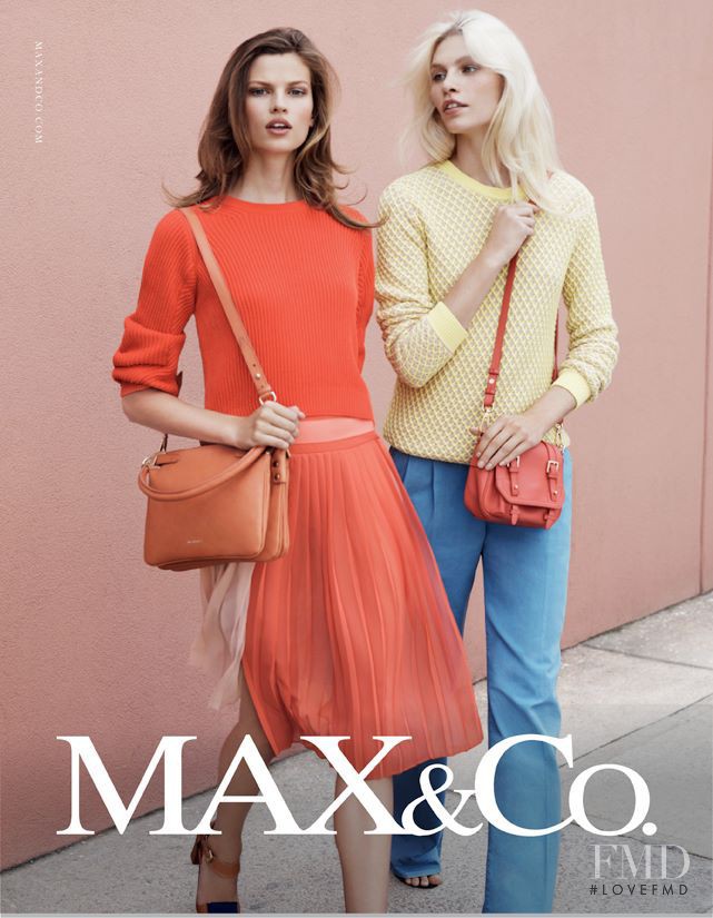 Aline Weber featured in  the Max&Co advertisement for Spring/Summer 2013