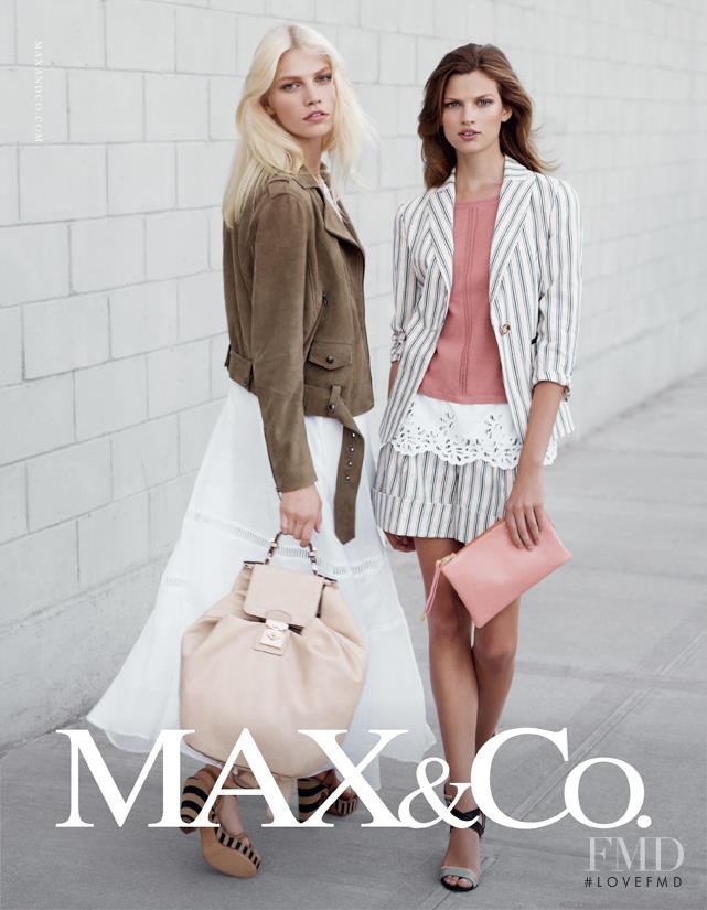 Aline Weber featured in  the Max&Co advertisement for Spring/Summer 2013