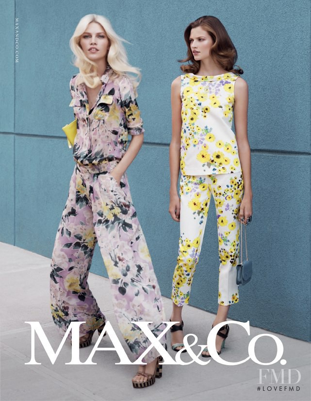 Aline Weber featured in  the Max&Co advertisement for Spring/Summer 2013