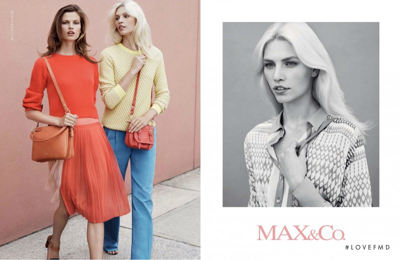 Aline Weber featured in  the Max&Co advertisement for Spring/Summer 2013