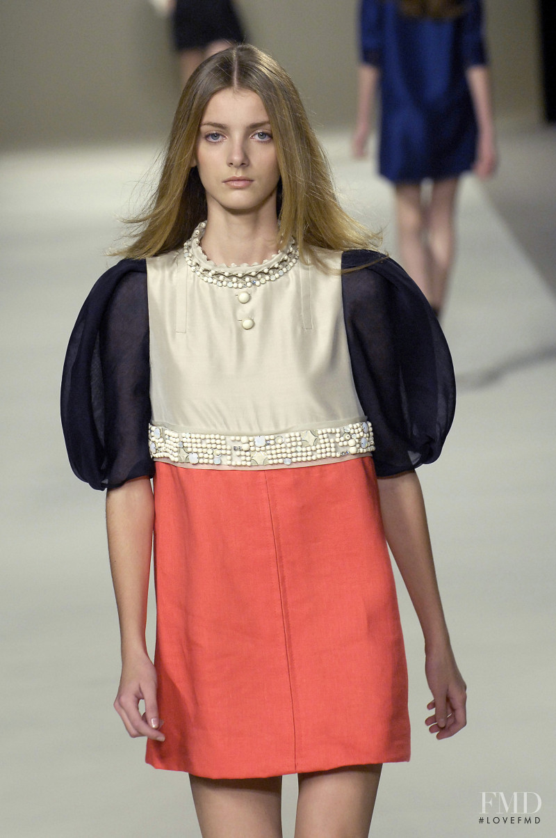Denisa Dvorakova featured in  the Chloe fashion show for Spring/Summer 2007