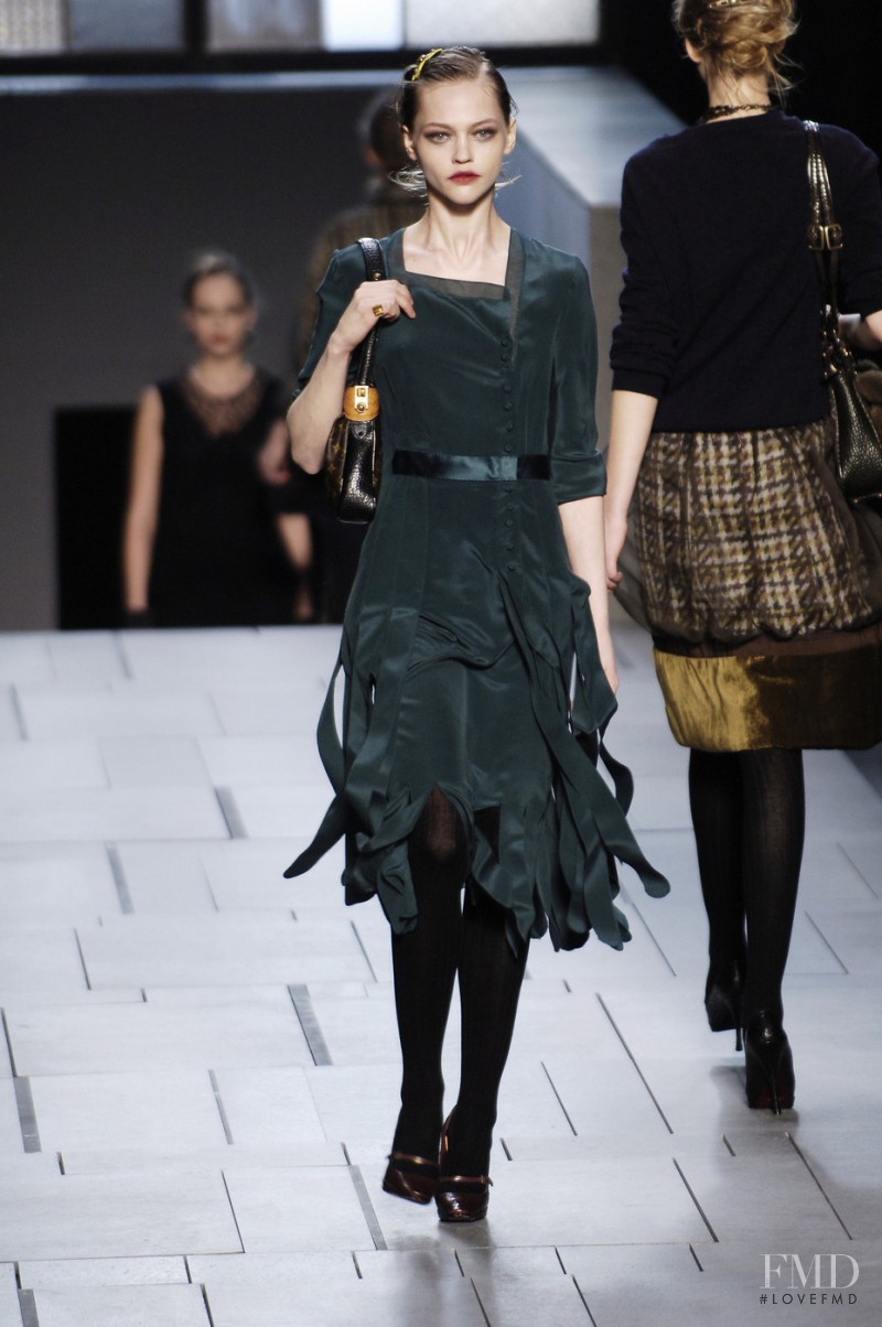 Sasha Pivovarova featured in  the Louis Vuitton fashion show for Autumn/Winter 2006