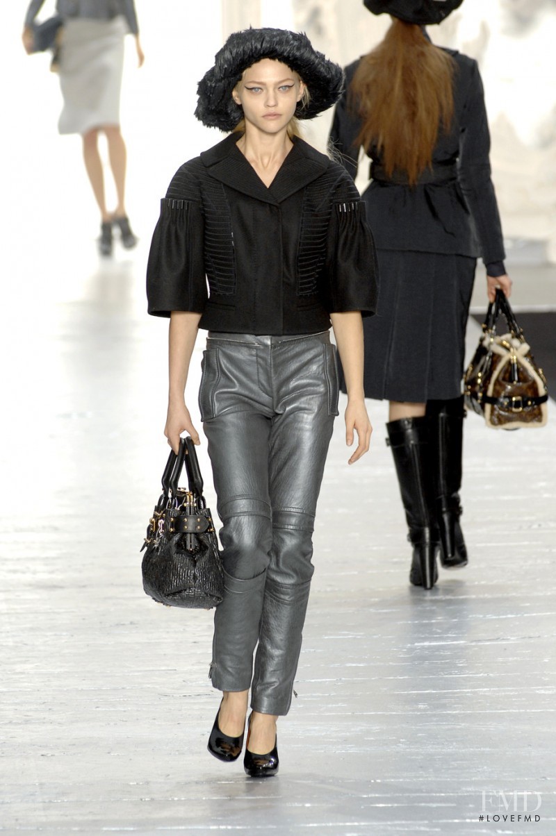 Sasha Pivovarova featured in  the Louis Vuitton fashion show for Autumn/Winter 2007
