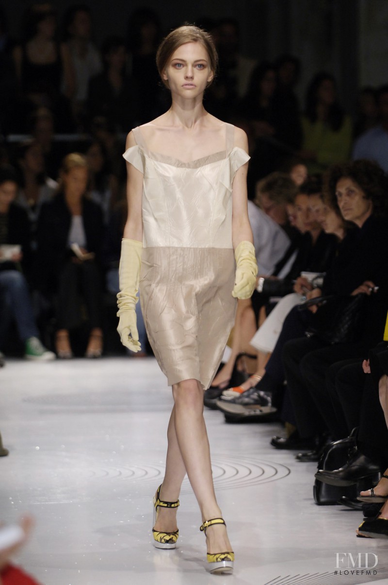 Sasha Pivovarova featured in  the Miu Miu fashion show for Spring/Summer 2006