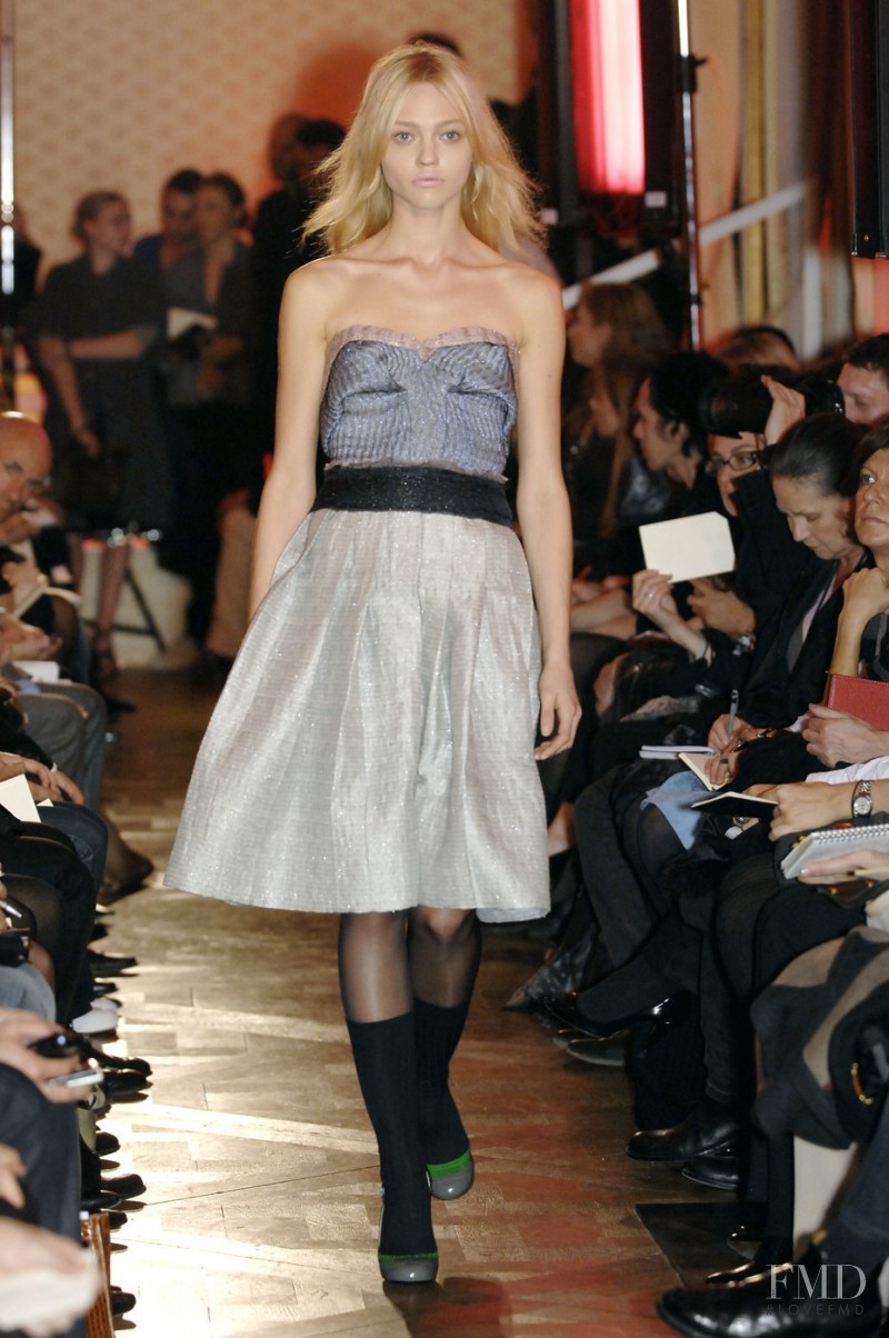 Sasha Pivovarova featured in  the Miu Miu fashion show for Autumn/Winter 2007