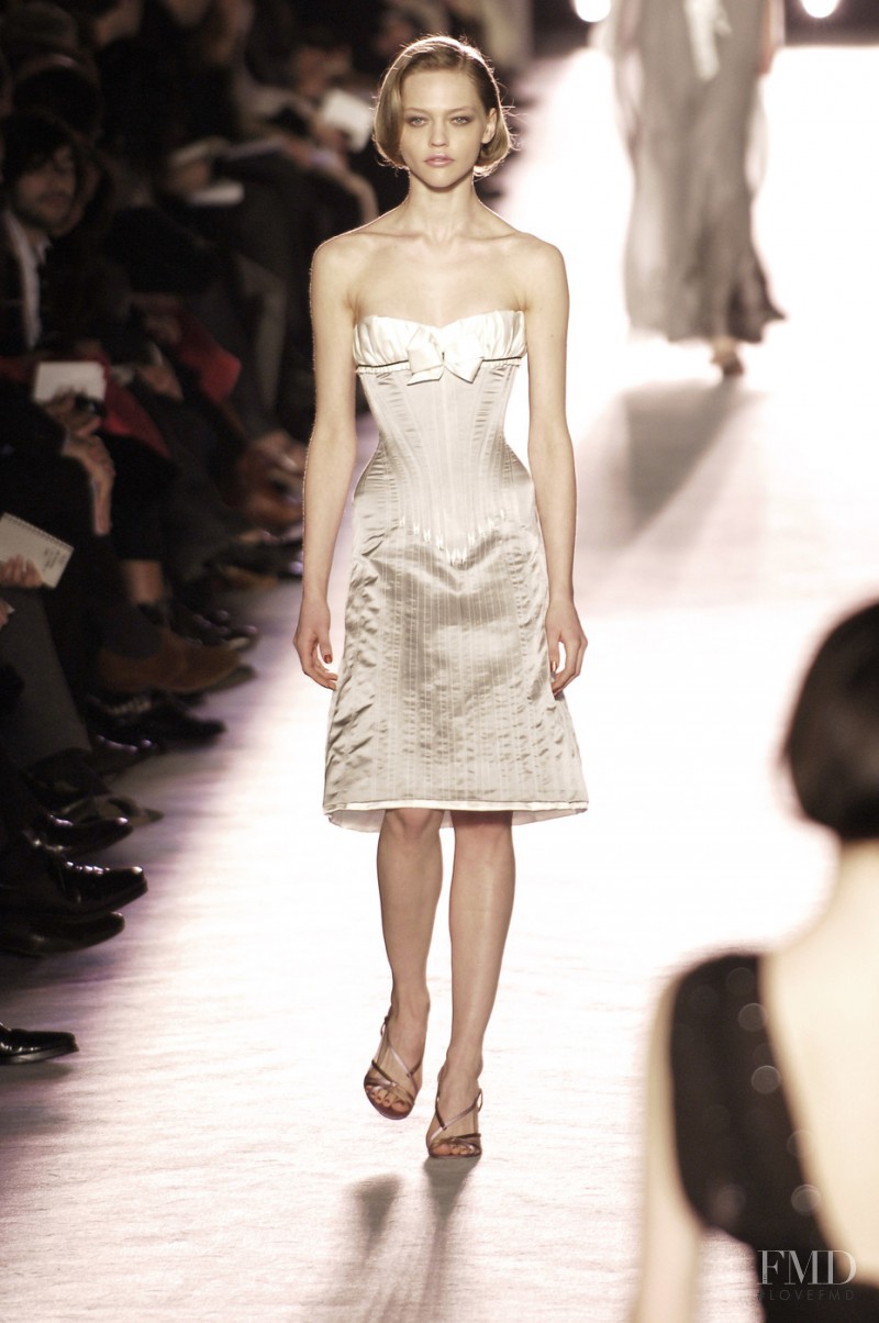 Sasha Pivovarova featured in  the Nina Ricci fashion show for Autumn/Winter 2005