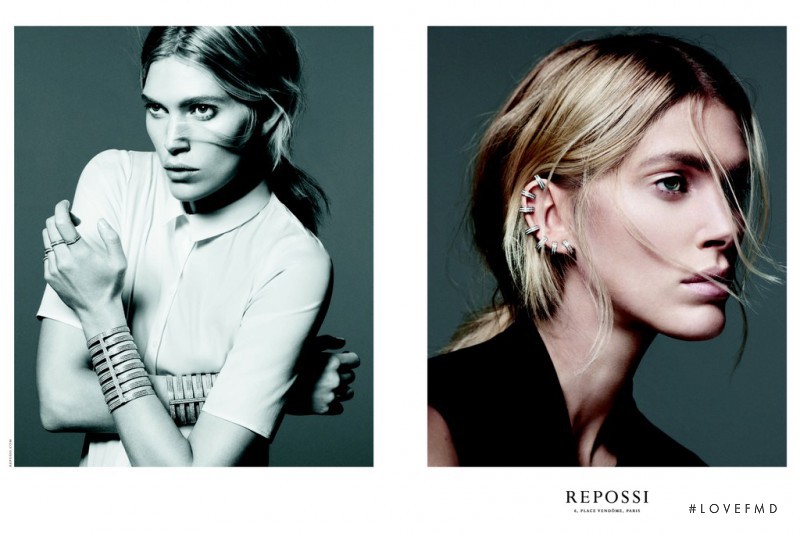 Iselin Steiro featured in  the Repossi advertisement for Spring/Summer 2013