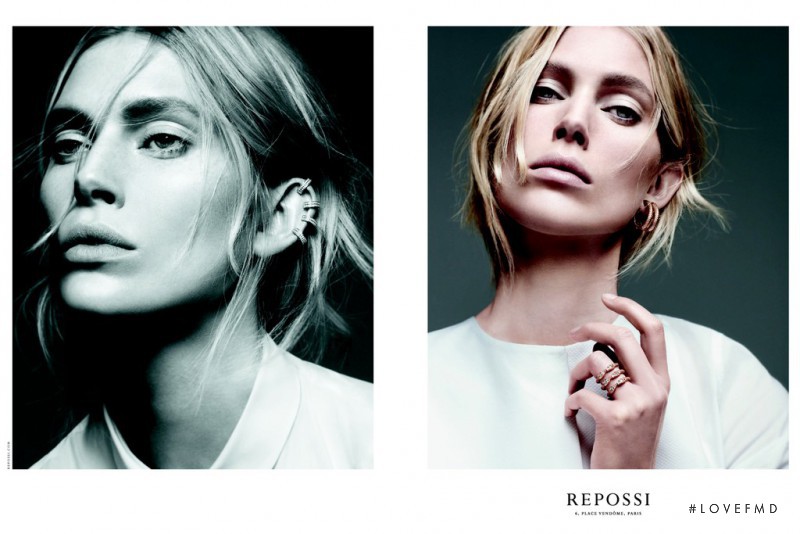 Iselin Steiro featured in  the Repossi advertisement for Spring/Summer 2013