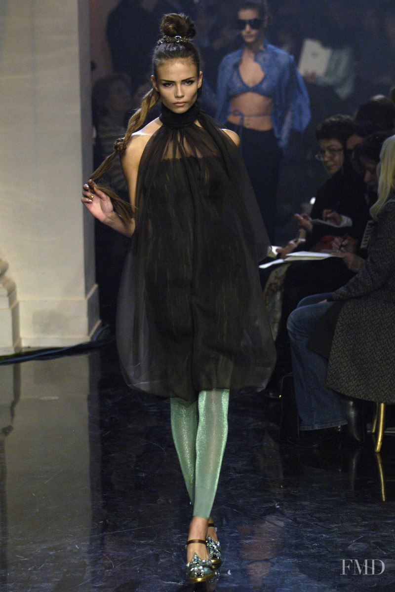 Natasha Poly featured in  the Jean Paul Gaultier Haute Couture fashion show for Spring/Summer 2006