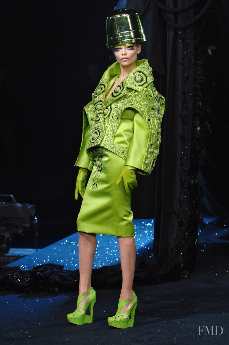 Natasha Poly featured in  the Christian Dior Haute Couture fashion show for Spring/Summer 2008