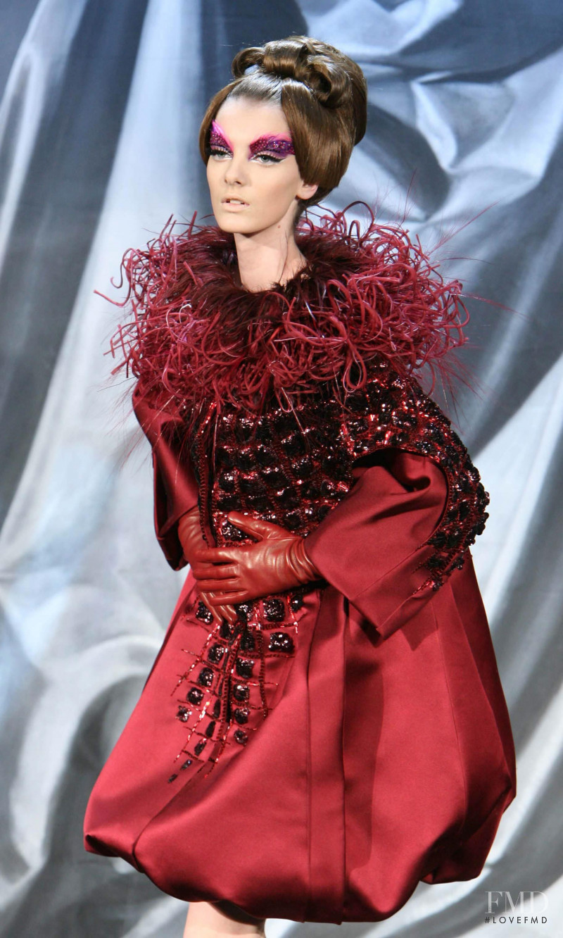 Denisa Dvorakova featured in  the Christian Dior Haute Couture fashion show for Spring/Summer 2008