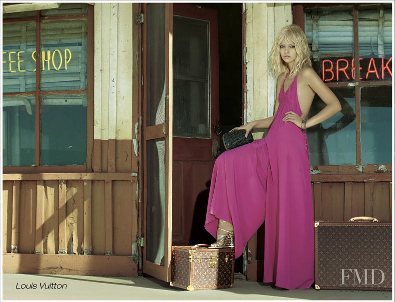 Sasha Pivovarova featured in  the Americana Manhasset (RETAILER) Americana Road Trip catalogue for Spring 2009