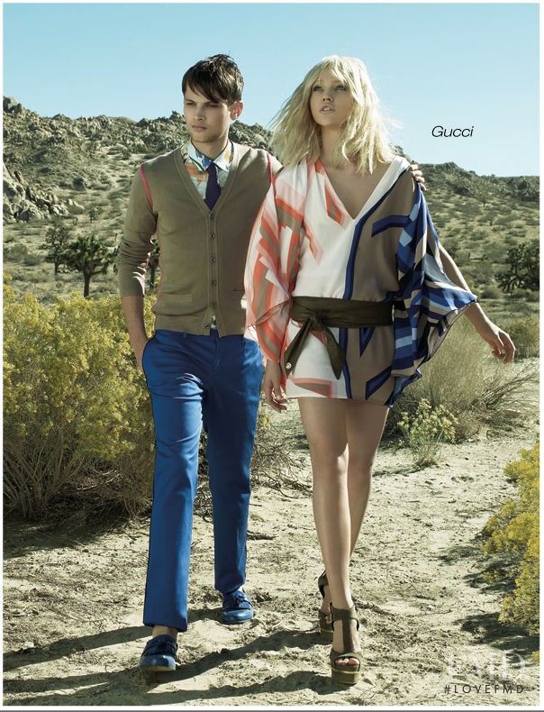 Sasha Pivovarova featured in  the Americana Manhasset (RETAILER) Americana Road Trip catalogue for Spring 2009