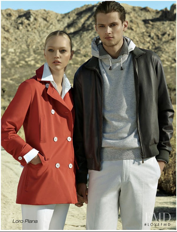 Sasha Pivovarova featured in  the Americana Manhasset (RETAILER) Americana Road Trip catalogue for Spring 2009