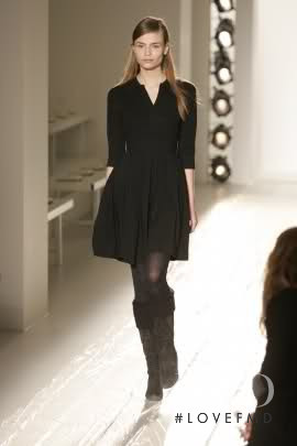 Natasha Poly featured in  the Calvin Klein 205W39NYC fashion show for Autumn/Winter 2006