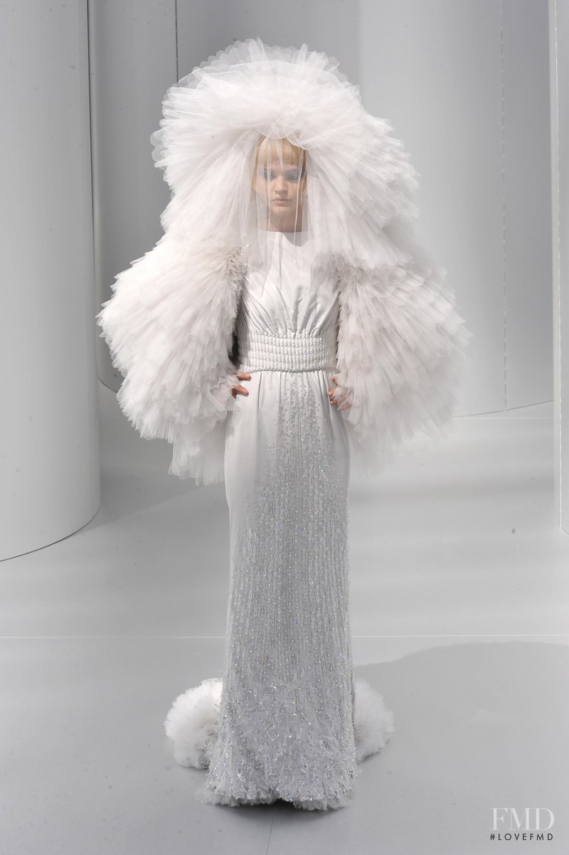 Sasha Pivovarova featured in  the Chanel Haute Couture fashion show for Autumn/Winter 2008
